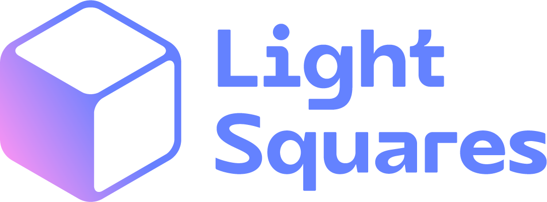 Light Squares logo